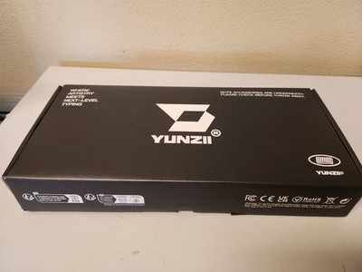 YUNZII AL68 Wireless Aluminum Mechanical Keyboard - Black Red White - Read