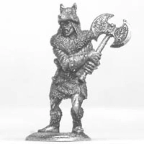 Ral Partha 67-012 Male Human Wolf Totem Warrior (Arcana Unearthed) Barbarian - Image 2 of 2