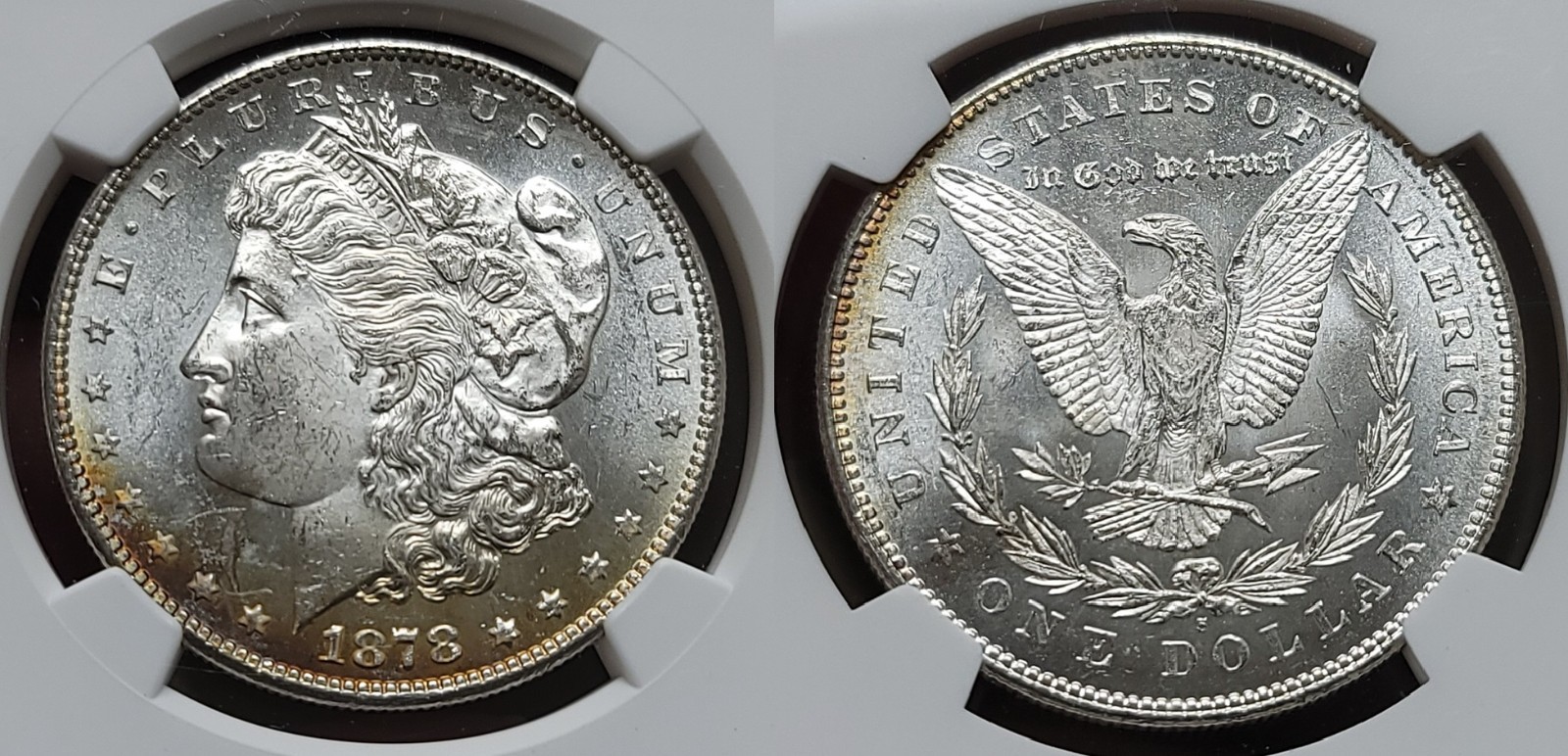 1878-S $1 MS64 NGC