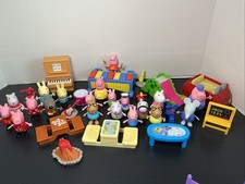 Large Mixed Lot Of 35 Pieces. -Peppa Pig Friends Figures.