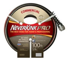 Teknor Apex 8844-100 Neverkink PRO Black Water Hose 5/8 Dia. in. x 100 L ft.