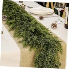 6Ft Artificial Christmas Pine Garland Realistic Touch Greenery Garland Pine 