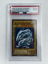 Blue Eyes White Dragon Structure Deck: Kaiba 2002 Yu-Gi-Oh English KA05 PSA 8