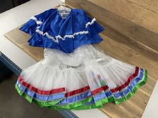 Art Stone "Lovely Senoritas" Dance Costume Royal Blue Size Large Adult