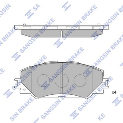 Bremsbelagsatz HI-Q SP2093
