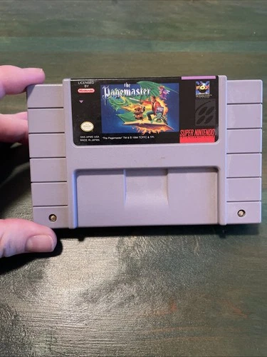The Pagemaster SNES Super Nintendo Entertainment System 1994 Game
