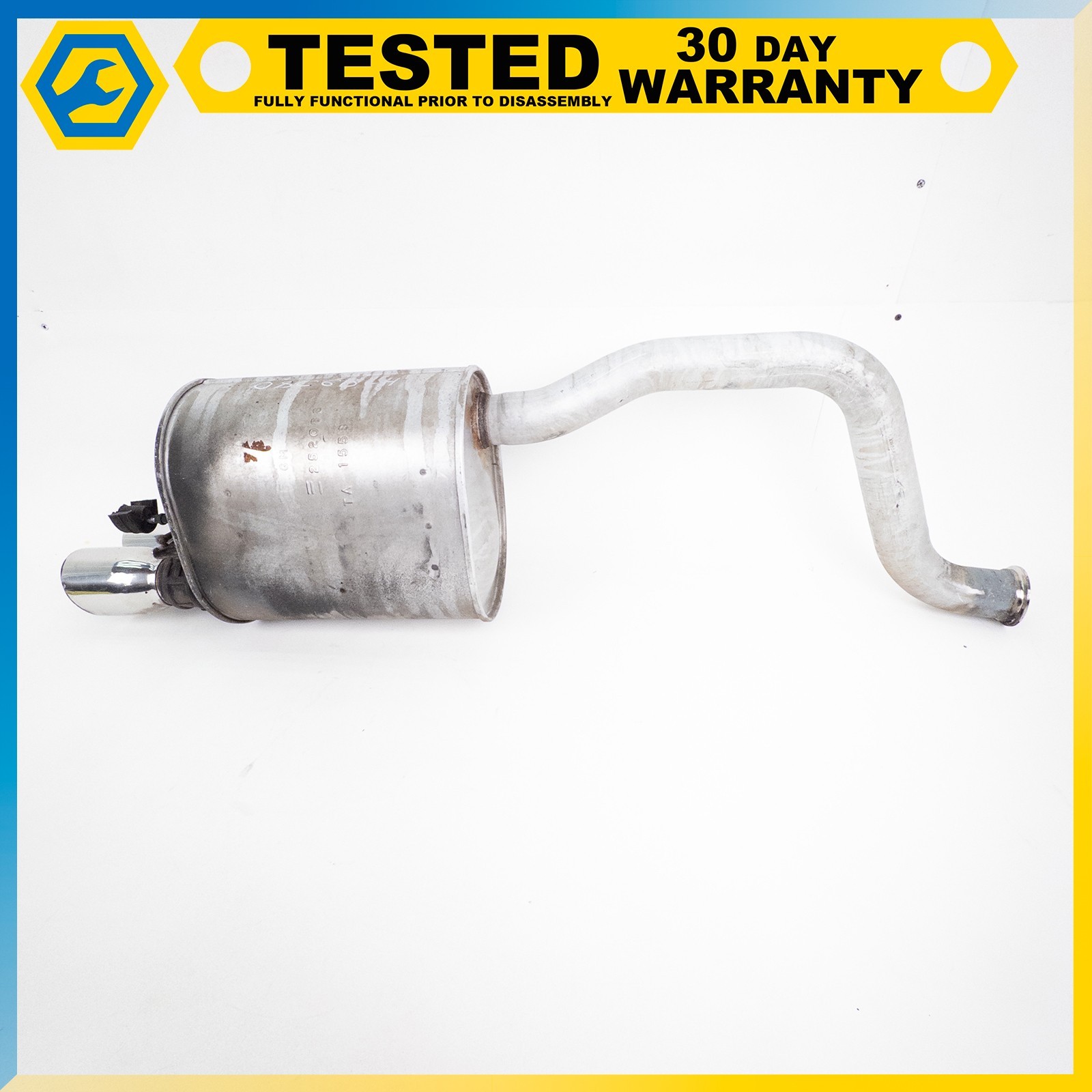 05-13 CHEVROLET CORVETTE C6 REAR LEFT DRIVER SIDE EXHAUST MUFFLER PIPE OEM