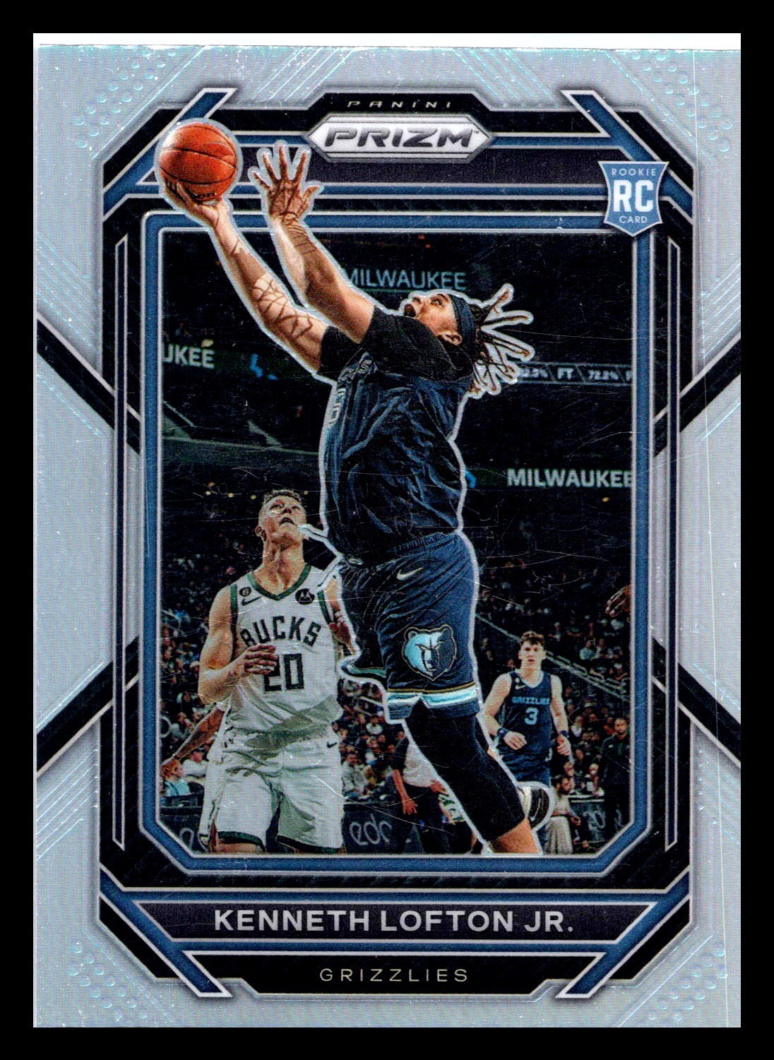 2022-23 Panini Prizm Kenneth Lofton Jr. Silver Rookie RC #253 Memphis Grizzlies