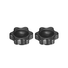 Clamping Handle Screw Knobs Handle M5 Threaded Star-Shape 2pcs