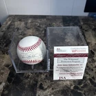 Dennis Eckersley Autographed/HOF 2004 Inscribed OML Baseball jsa with case