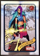 2025 Topps Chrome Marvel Refractor HELLRUNE #199!