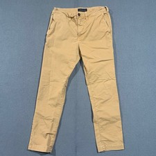 American Eagle Next Level Flex Slim Chino Pants Mens 28x28 Khaki Tan Stretch 