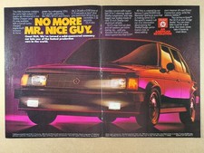 1985 Dodge Omni Glh Vintage Centerfold Print Ad