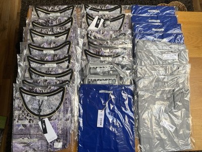 26x Damen Bluse Blusen Hemd Gr. S M XL Restposten Set Kleidungspaket Neu Langarm