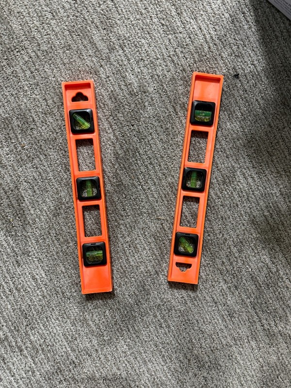  Level & Tool Structo-Cast Level, 16", Orange, 2 Levels 16 Inch