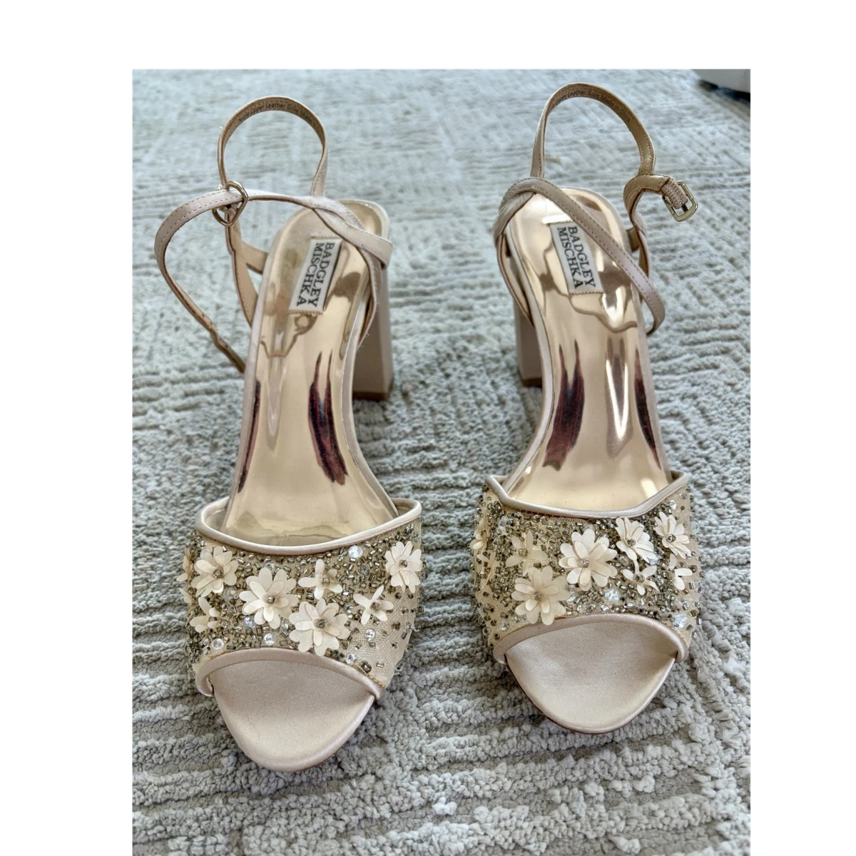 slim fit dress slacks DS Women's Satin Customized Heel Pumps Ballroom Dance Shoes Modern Shoes White main image 0