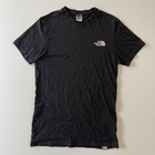 The North Face Logo Tee Tshirt Adult XS Black Classic Soft Cotton Mens