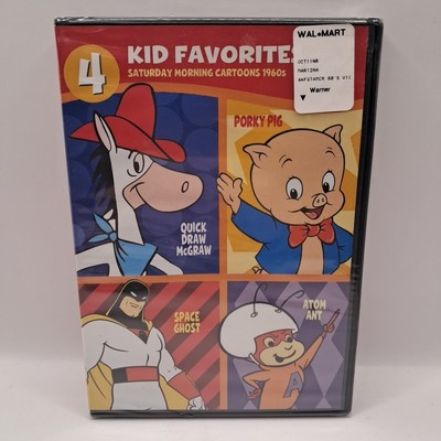  4 Kid Favorites: Saturday Morning Cartoons 1960s (DVD, 2012, 2-Disc Set) SEALED