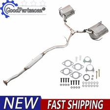 NEW Resonator Pipe Muffler Kit For 2009-2013 Subaru Forester 08-11 Impreza 2.5L