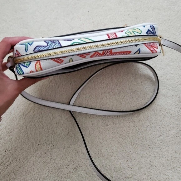 Сумка через плечо Michael Kors Jet Set большая с логотипом многоцветная - Изображение 4 из 4