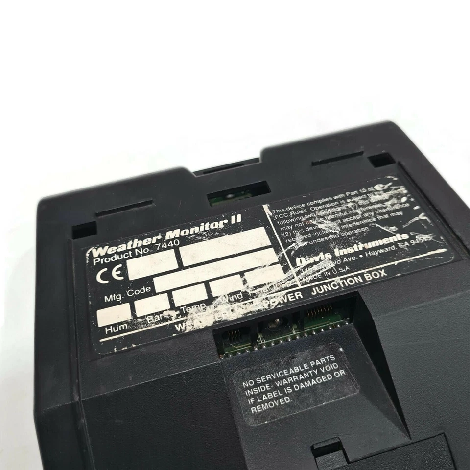 Davis Weather Monitor II Dispaly. PN: 7440. Made in USA - Image 4 of 4