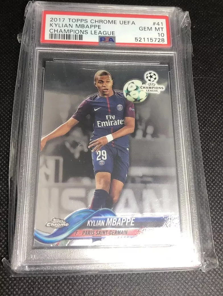 kylian mbappe psa 10 rookie! Low Pop! Invest Now. Superstar!