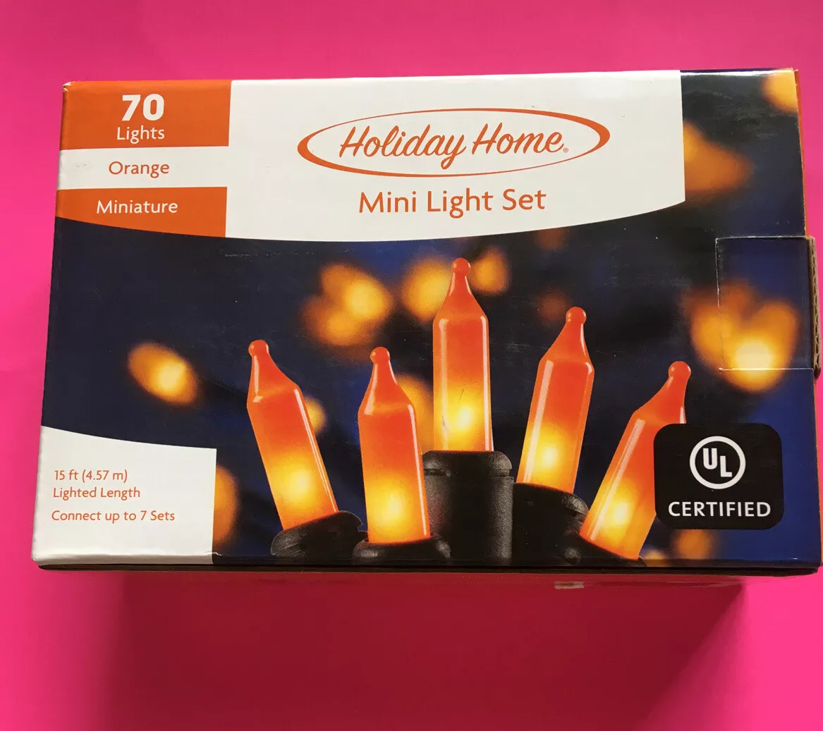 Orange mini lights deals