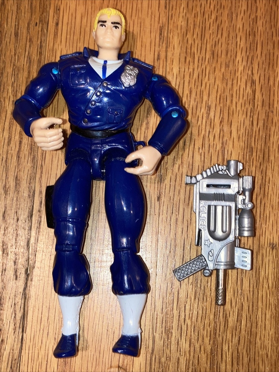 Vintage 1988 Hasbro Longarm COPS N CROOKS figure C.O.P.S w/ Cap