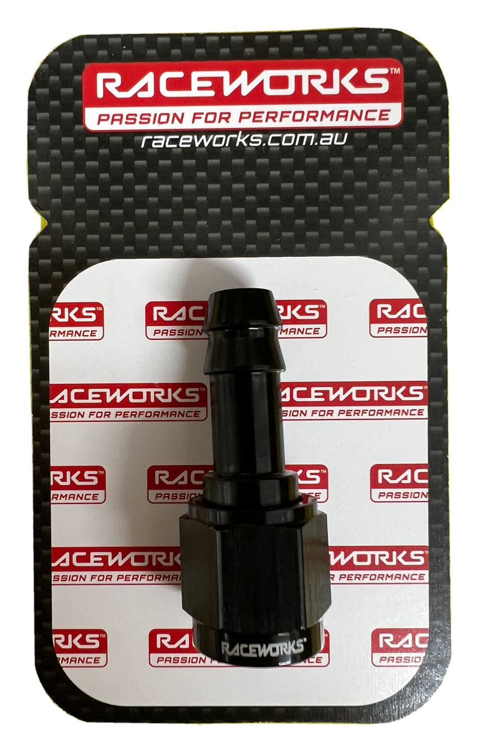 RWF-411-06BK RACEWORKS FEMALE AN-6 TO BARB 3/8 INCH | eBay Australia