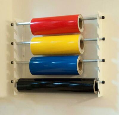 Selbstklebende Vinyl selbstklebende Rückseite Kunststoff Schild Papier Vinyl Textilien Spender Stange