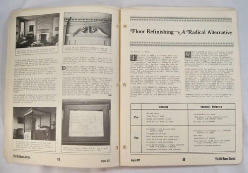Old House Journal Vintage Magazine Booklet August 1977 Antique House Vol 5 (O2) - Picture 4 of 4