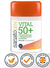 A-Z Complete Vitality Multivitamin, 50+Minerals,  Immune System. Sanatogen 30s