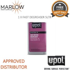U-POL S2001 Fast Panel Wipe Degreaser 5L | Anti-Static, Solvent-Based Paint Prep