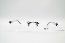 Vintage Esprit 9058 Blue Rimless Glasses Eyeglass Frame NOS