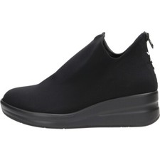SCARPE SLIP ON DONNA WALK MELLUSO SILVY R25627W NERO ORIGINALE AI 2025