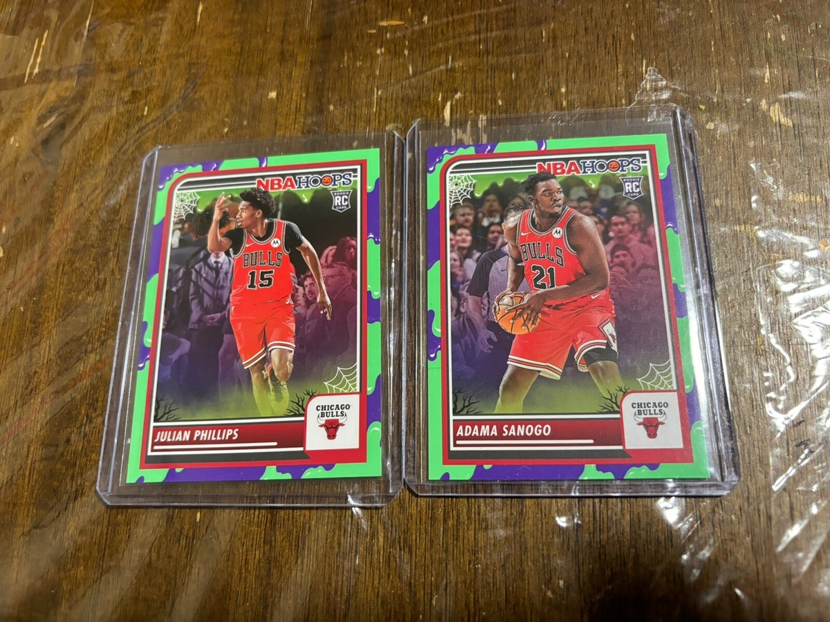 2023-24 Haunted Hoops Rookie Cards SLIME Julian Phillips Adama Sanogo Bulls