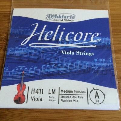 Helicore Viola Einzelsaiten von D'Addario. Siehe Variationen Kugelnde.  SINGLE