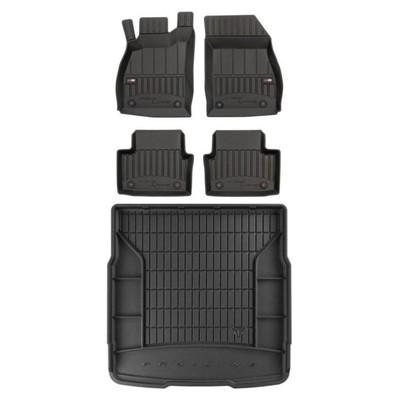Tapis De Coffre TPE Frogum Pro-Line Pour Honda Insight II 2009-2014 - Noir, Antidérapant, Imperméable