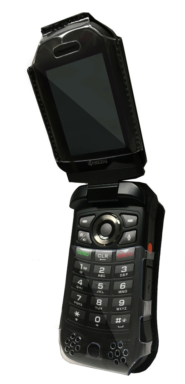 Kyocera DuraXV Extreme Leather Fitted Case Swivel Belt Clip phone