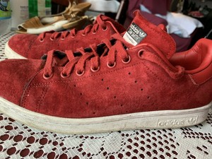 stan smith red suede