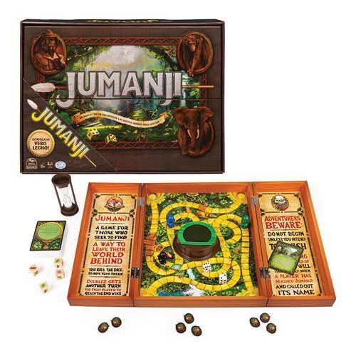 Jumanji Gioco Da Tavolo In Formato Viaggio – Avventura Rapida Per Bambini Dai 5 Anni, Spin Master Games