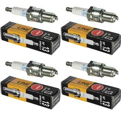 4X Original NGK Zündkerze 5339 V-Line 13 Typ BPR6ES-11 Zünd Kerze