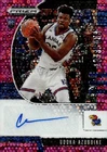 2020-21 Prizm Draft Picks Autograph Fast Break Pink Udoka Azubuike RC /25