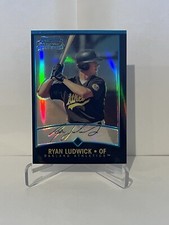 2001 Bowman Chrome Ryan Ludwick REFRACTOR #172 RC ROOKIE ATHLETICS SP RC