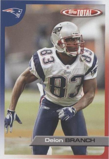 2005 Topps Total Deion Branch #198 - 1 of 2