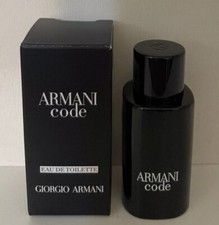 ARMANI CODE EAU DE TOILETTE by GIORGIO ARMANI 7ml 0.23 oz MINIATURE SPLASH MEN