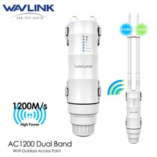AC1200 WiFi Extender Repeater Multi-modes IP67 Waterproof POE Outdoor Long Rang 