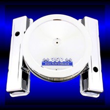 Factory Height Valve Covers Blue 350 Emblem Air Cleaner For Chevy 350 Sbc