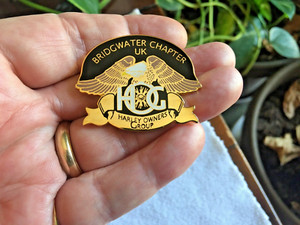 Harley Davidson Owners Group Bridgwater United Kingdom Chapter Pin