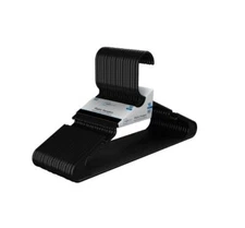 Standard Plastic Clothes Hangers - Black (20Count)